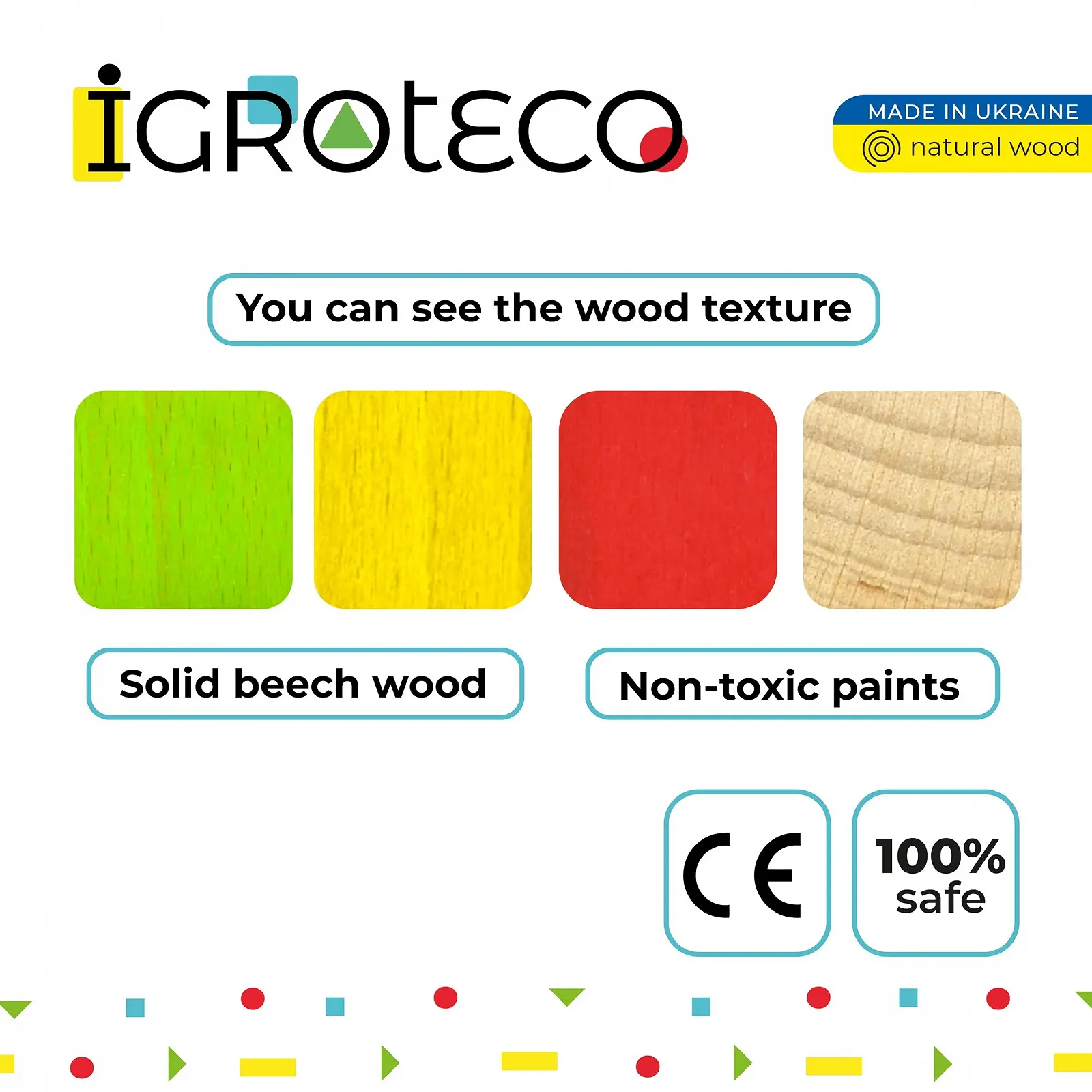 Скарбничка-конструктор IGROTECO Будиночок 37 деталей Дуб, фото №2