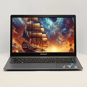 Ноутбук 14" Medion (Lenovo Group) Akoya E14223 Intel RAM 4 ГБ eMMC 128 ГБ Intel Graphics Win11 АКБ до 9 годин - Фото 1