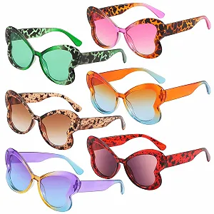 Солнцезащитные очки Golgner в форме сердца, винтажные, 6 пар - Фото 1