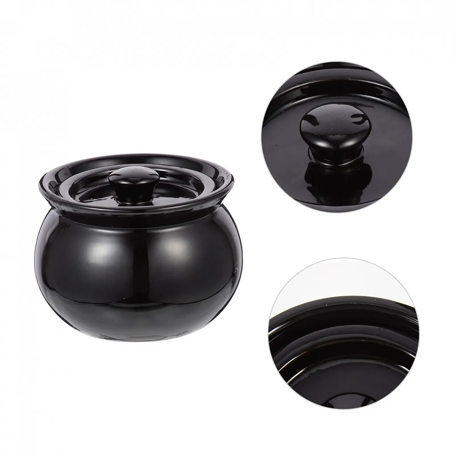 Кастрюля керамическая с крышкой антипригарная термостойкая для индукции, фото №9