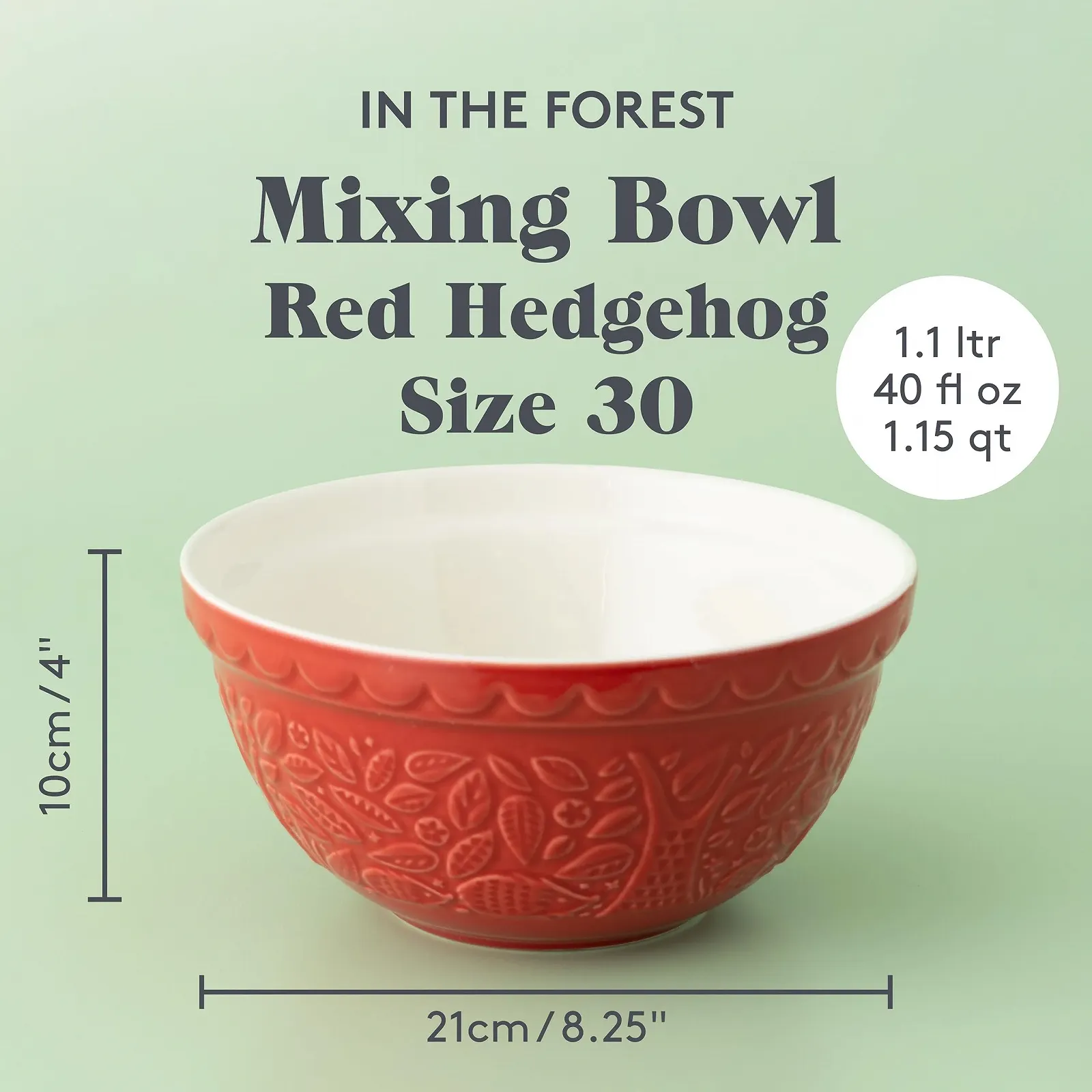 Миска для смешивания Mason Cash In The Forest S30 Red, фото №4