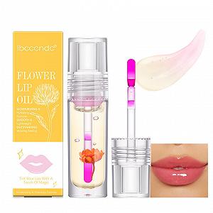 Губное масло Colour Changing Lip Gloss Magic Temperature Moisturising Lip Glow Oil Flower 3# - Фото 1