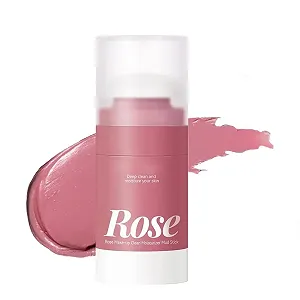 Маска-стик Глина Rose Clay для глубокой очистки пор, для сияющей кожи, контроль жирности, сужение пор и увлажнение - Фото 1