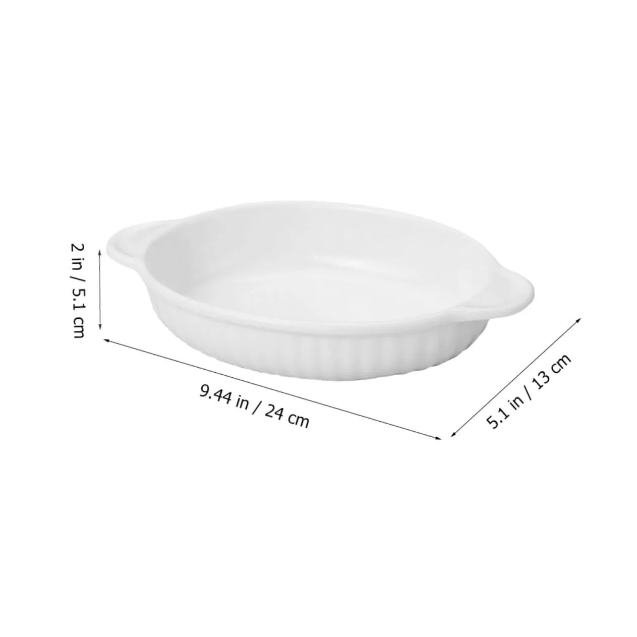 Форма для запікання керамічна овальна VALICLUD з двома ручками термостійка, фото №6