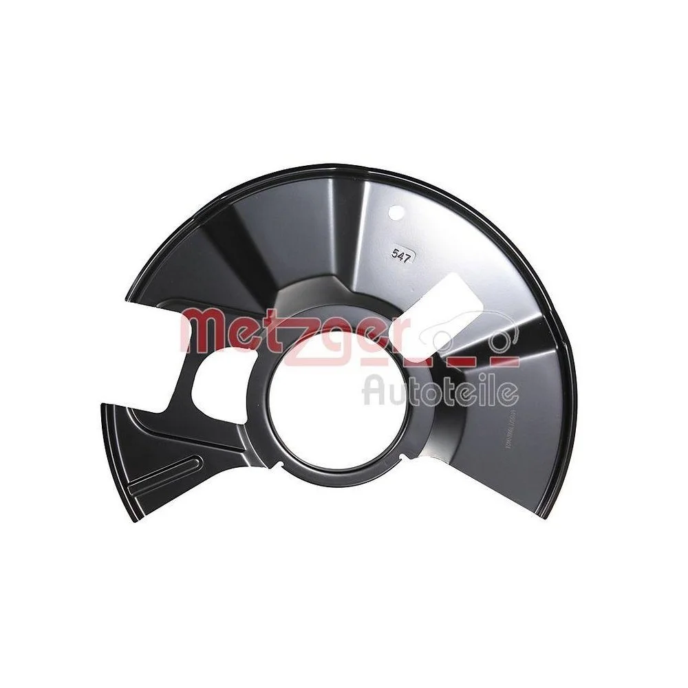 Захисний кожух гальмівного диска METZGER 6115577 для MAZDA передній міст зліва, фото №1