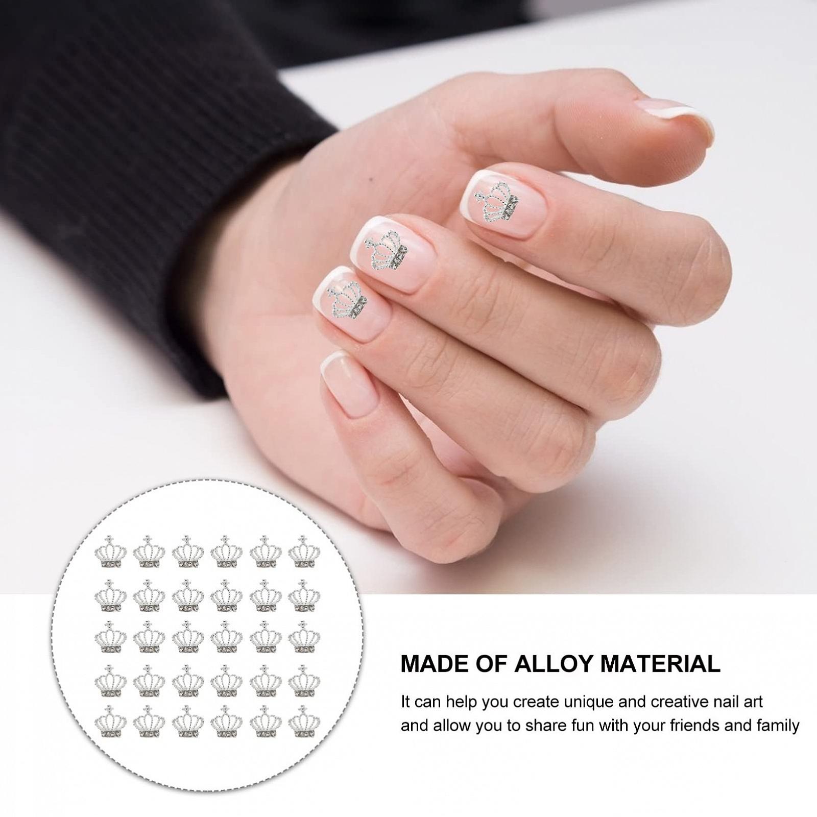 Корона Lurrose 3D Сріблястий сплав 30 шт, фото №5