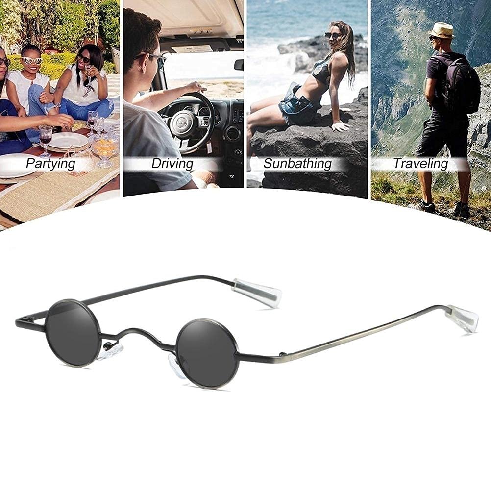 Сонцезахисні окуляри Retro Vintage Comtervi Круглі Класичні Unisex Punk Retro Маленькі, фото №6 Сонцезахисні окуляри Retro Vintage Comtervi Круглі Класичні Unisex Punk Retro Маленькі, фото №6