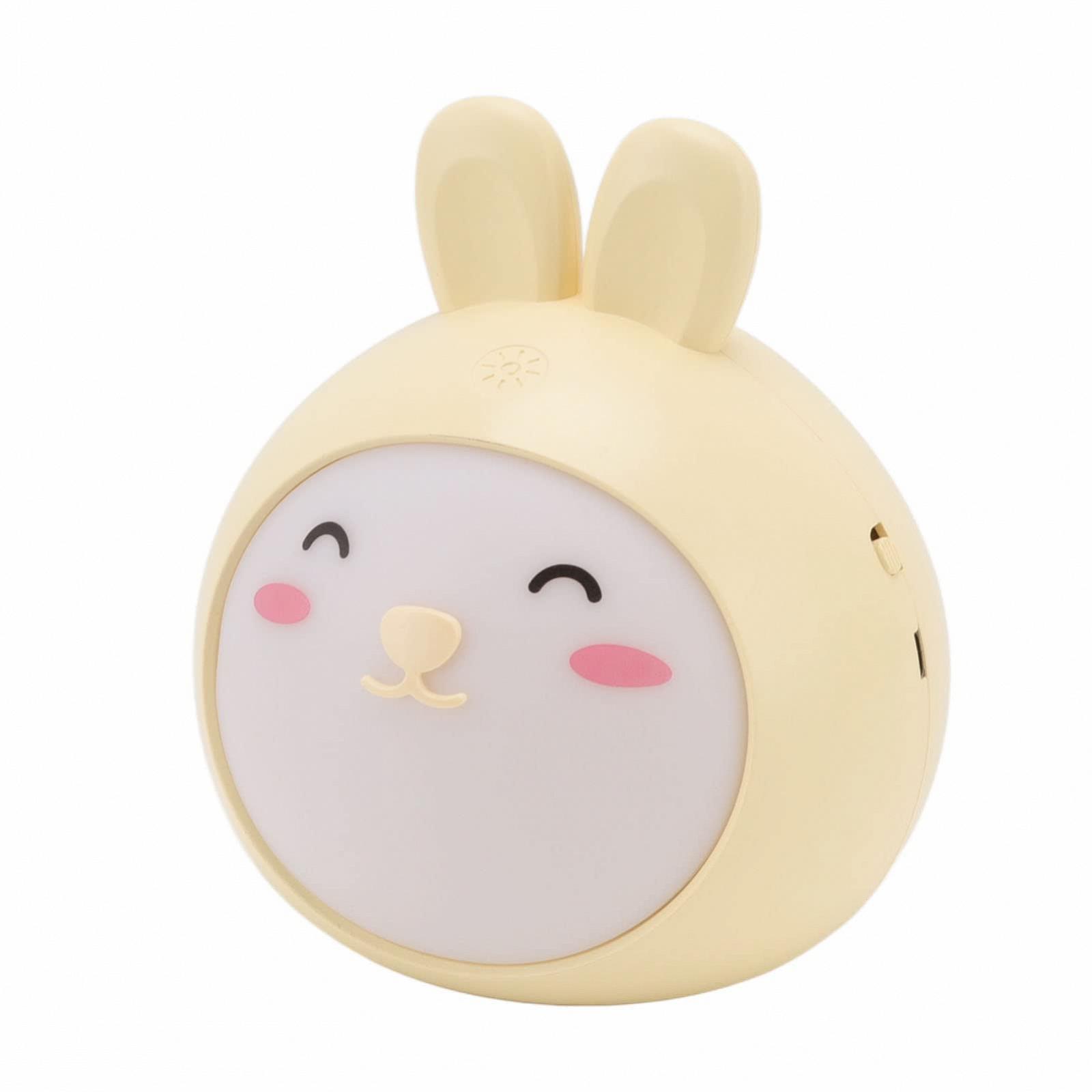 Нічник Cute Bunny Gifts Rabbit Дитяча кімната USB Переносний Лампа бічна (#2), фото №1