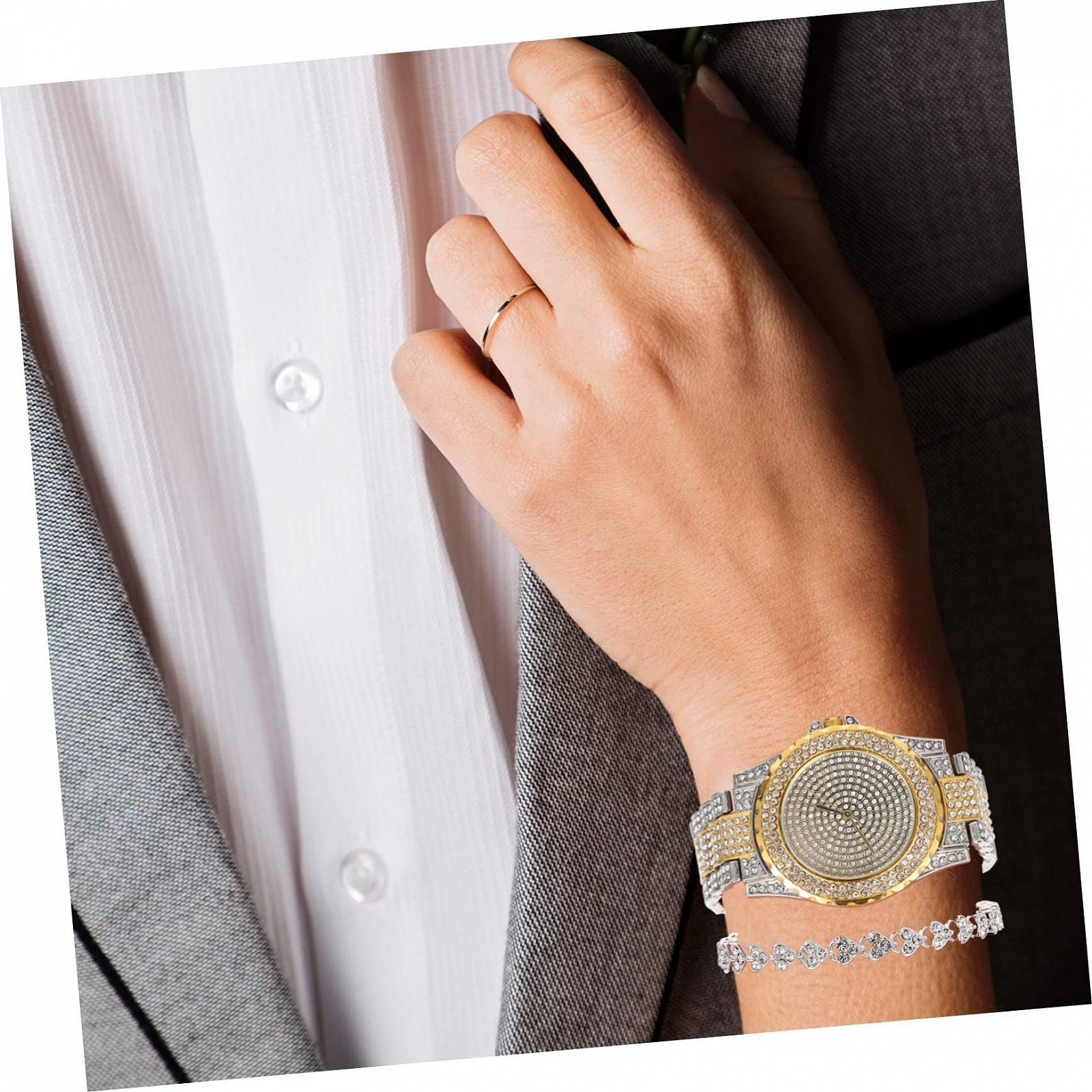 Жіночий годинник OATIPHO Набір Годинник і еластичний браслет, фото №6 Жіночий годинник OATIPHO Набір Годинник і еластичний браслет, фото №6