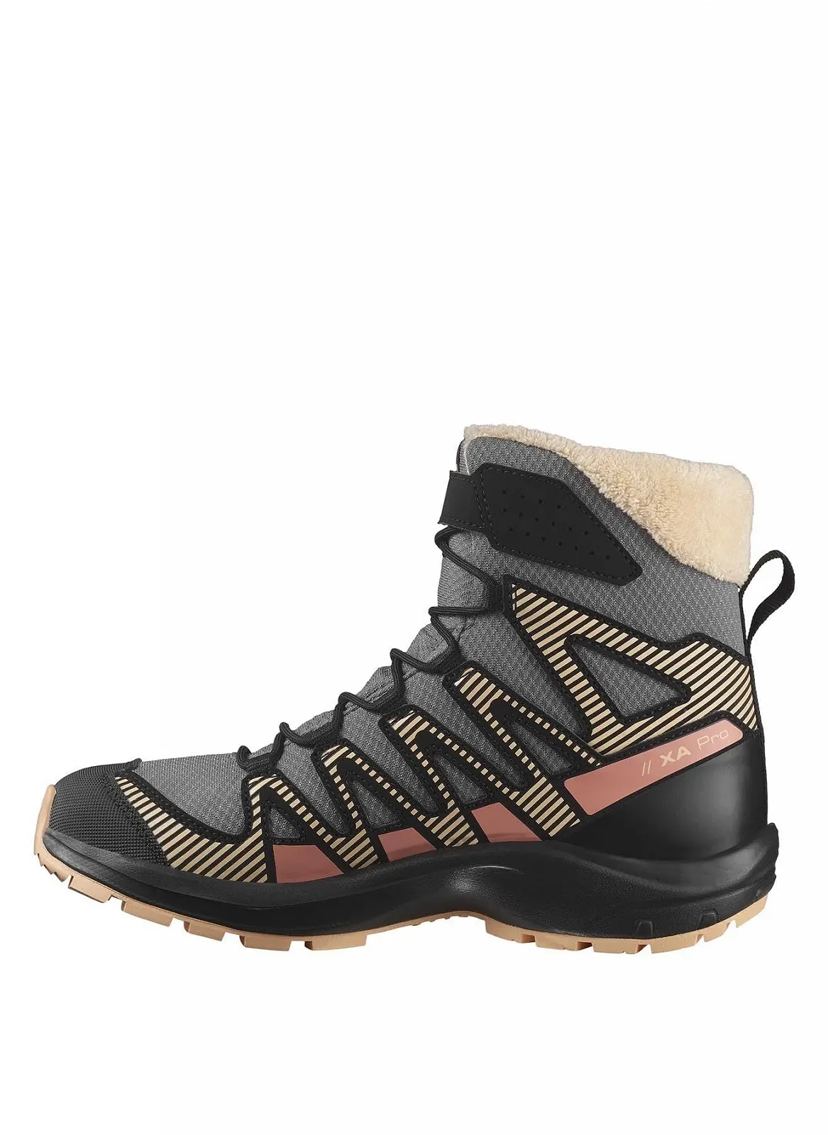 Ботинки Salomon XA PRO V8 Winter CSWP J Pewter/Bla 000-35/22.0, фото №2