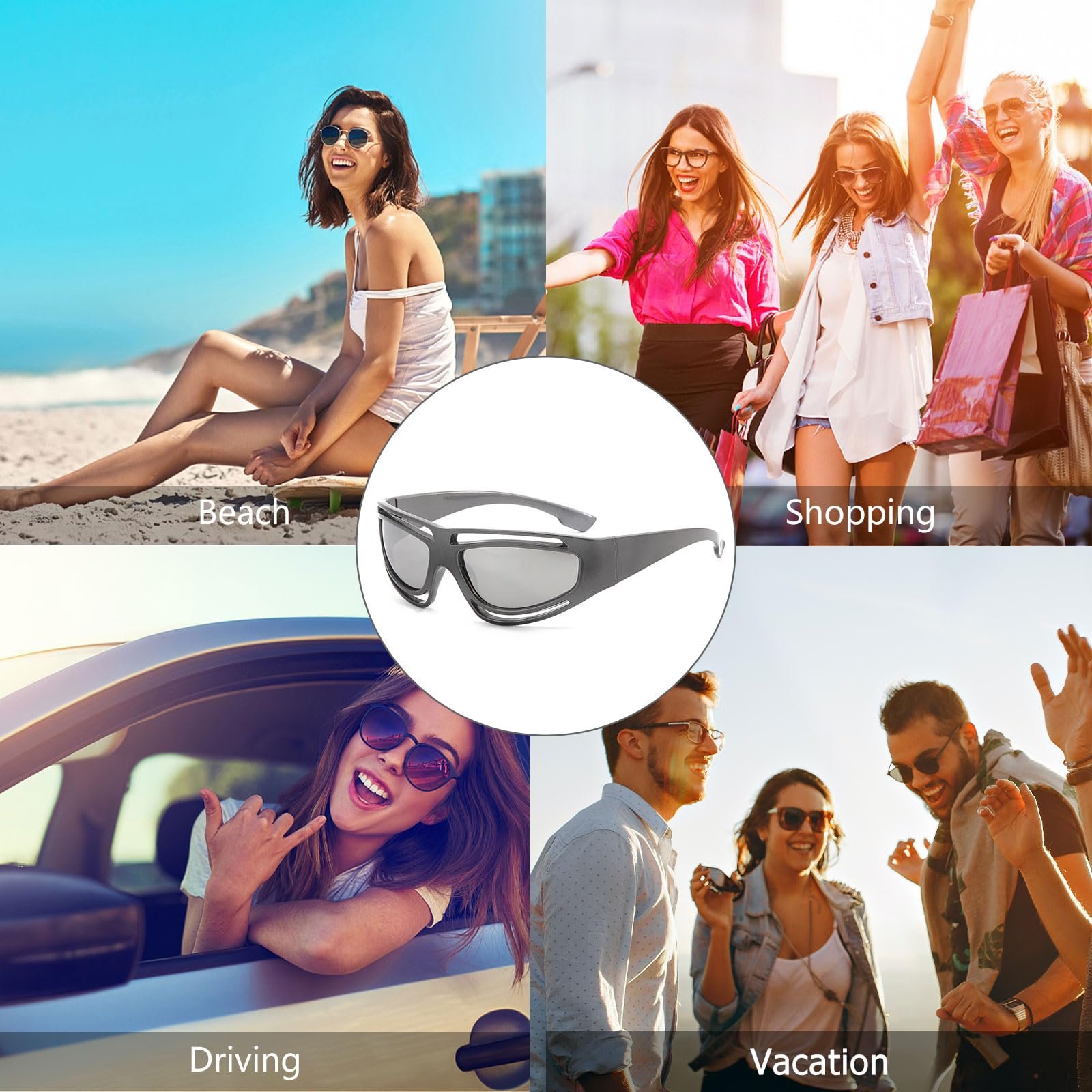 Спортивні окуляри YAMEIZE Futuristic UV400, фото №6