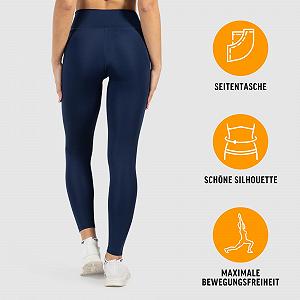Леггинсы Smilodox Kelsy Женские Спортивные с высокой посадкой V-образным поясом и боковыми карманами synthetic.ua - Фото 1