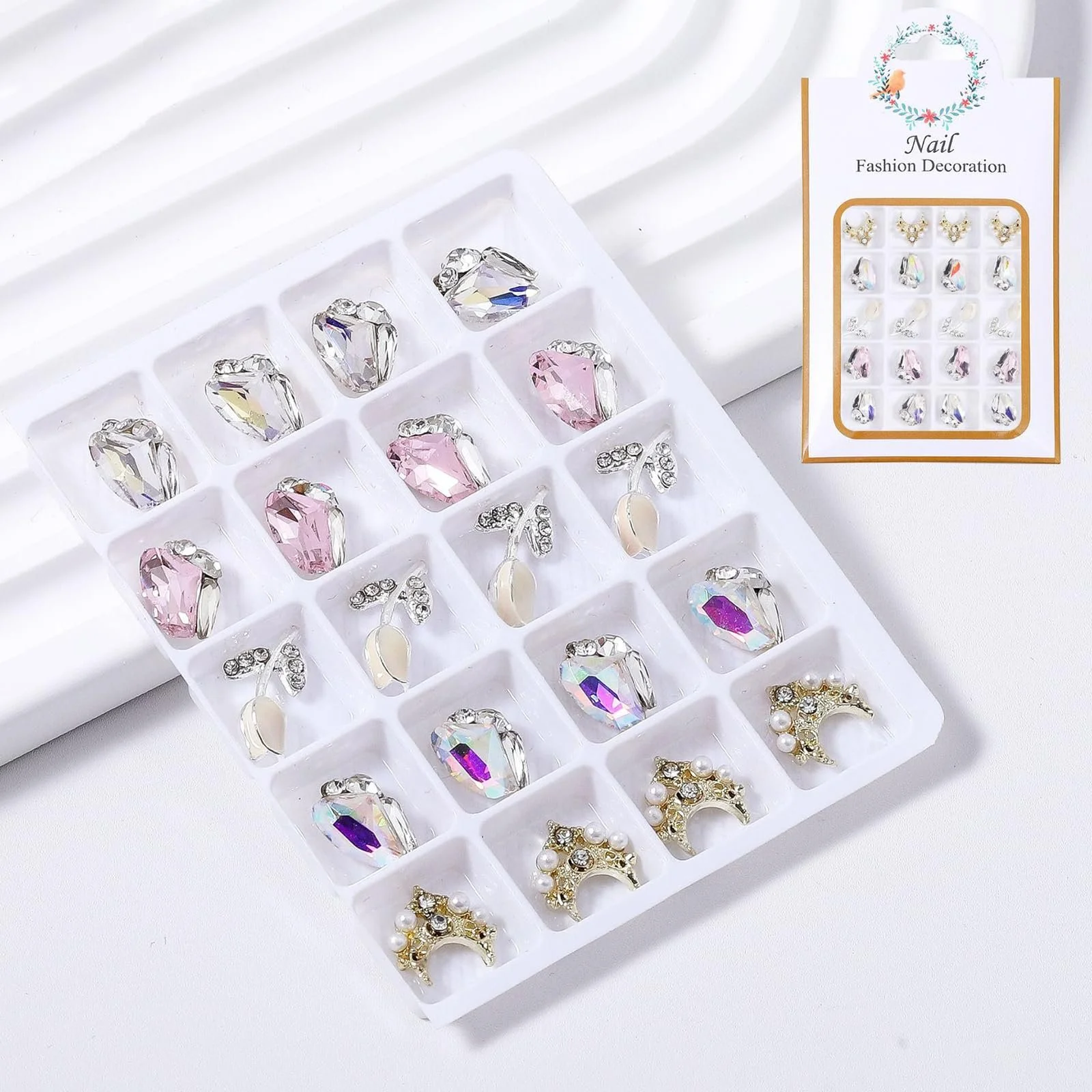 Украшение для ногтей Arches, микс форм, кристаллы для ногтей, 3D стразы для акриловых ногтей, фото №6