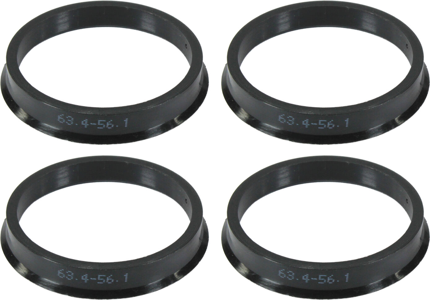 Кільця центрувальні для колісних дисків 63.4-56.1 Walline термопластик WL, фото №1