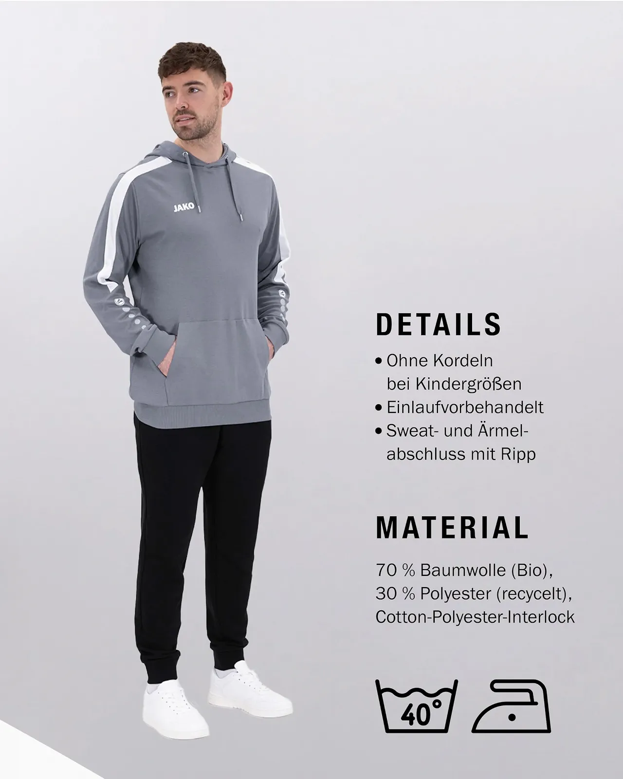 Дитяча толстовка JAKO Power, фото №4