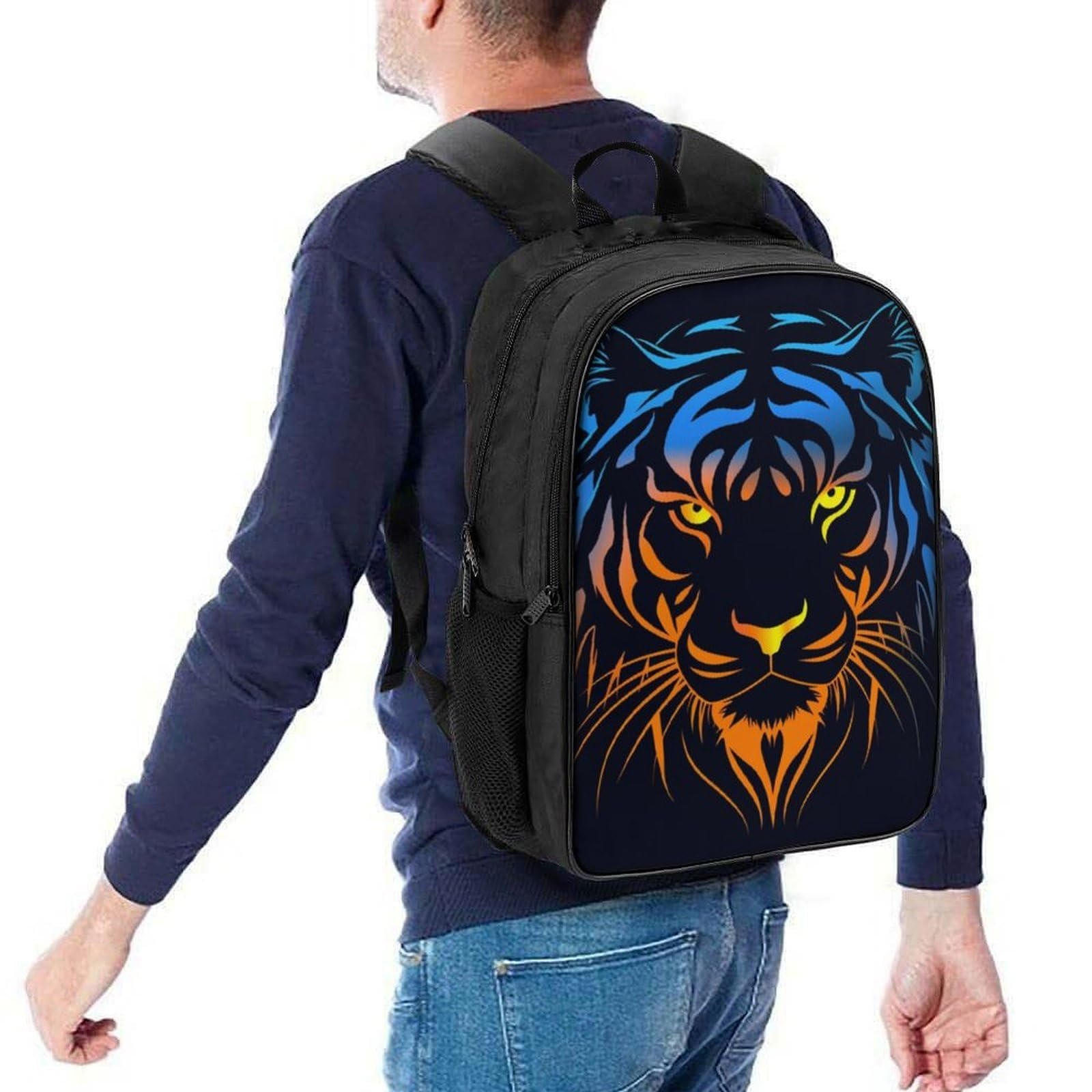 Рюкзак шкільний Tiger DPEOANEBN для дівчаток, підлітків, для початкової школи, 40x28x16 см, фото №5