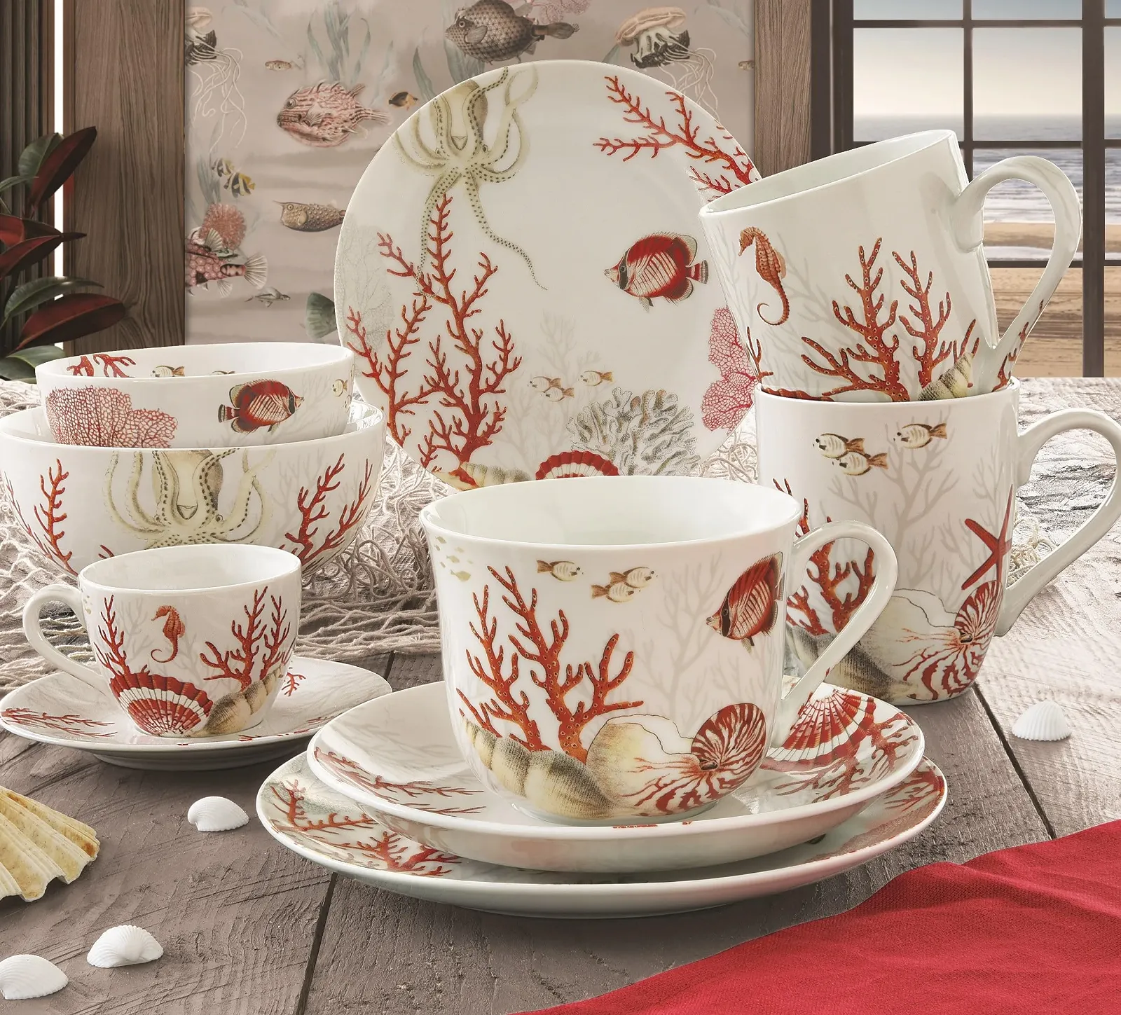 Ложка Кавова Maritime Reef з Коралом Сталь і Пластик EASY LIFE, фото №2