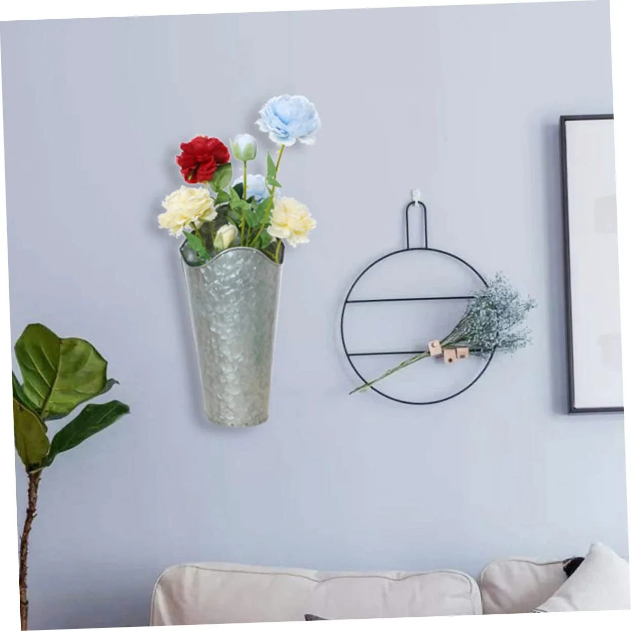 Настенные кашпо-вазы HEMOTON Железные Набор из 2 шт., фото №9