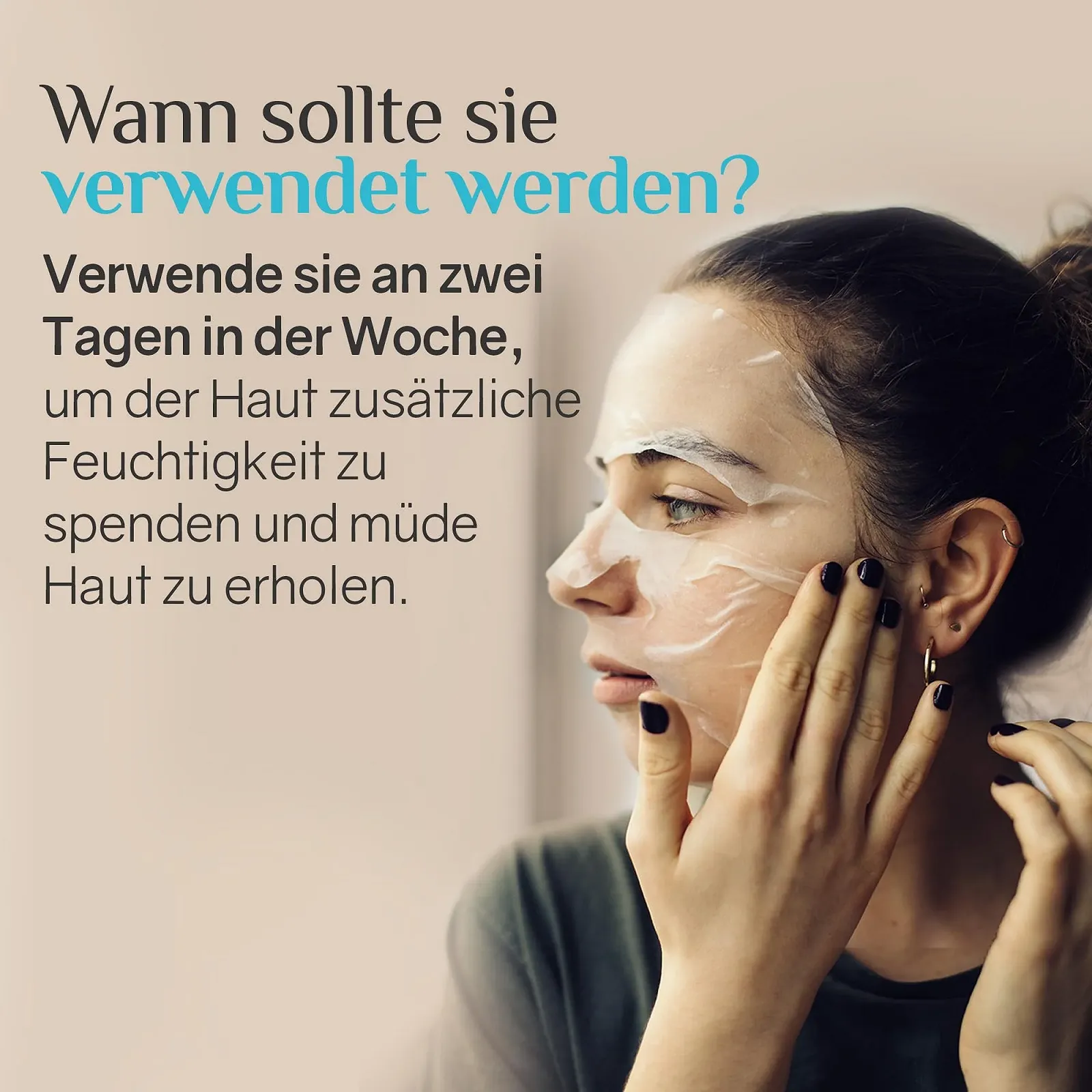 Тканевая Маска для лица Ardaraz Увлажняющая с гиалуроновой и полиглутаминовой кислотой, 5 шт, фото №5