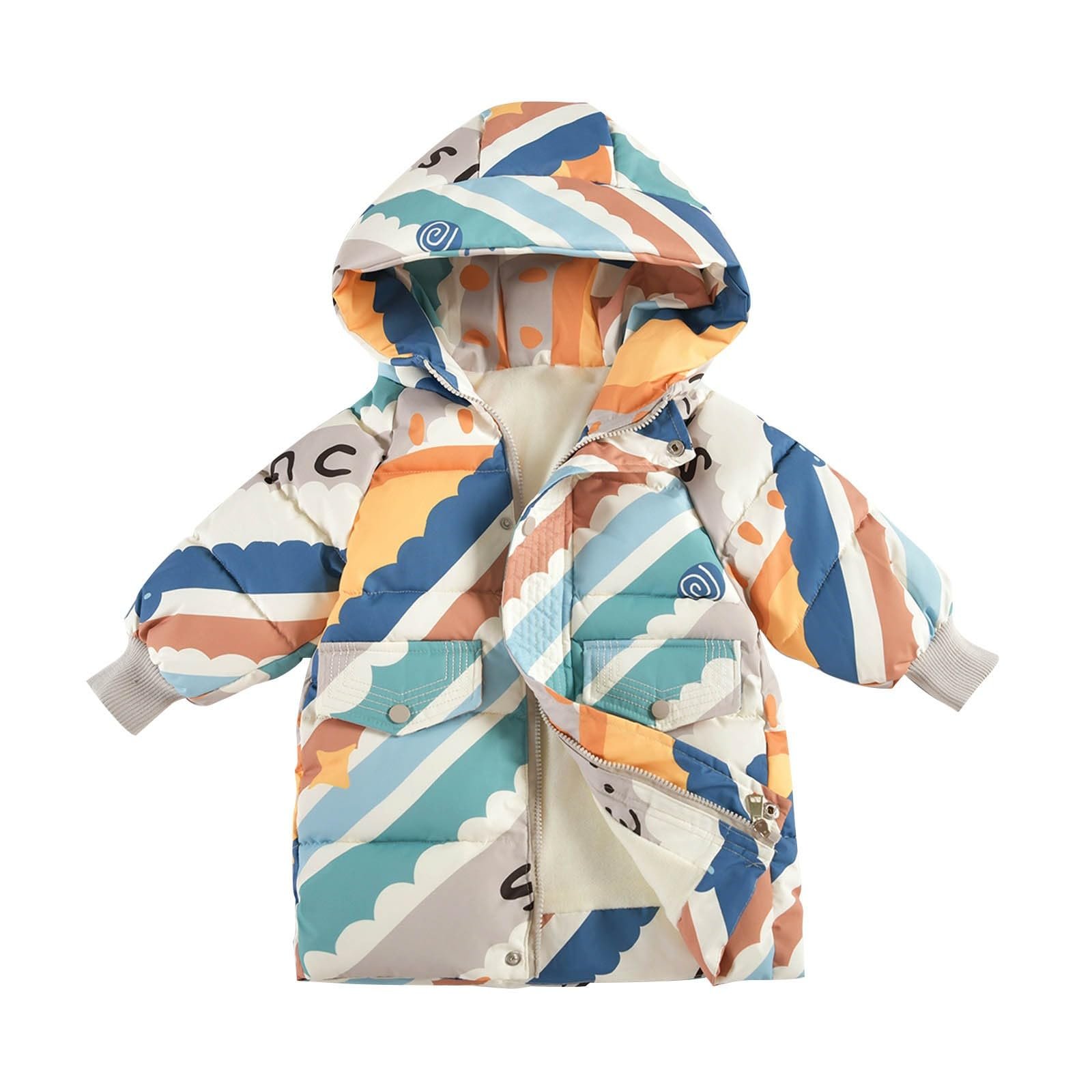 Дитячий пуховик Kinder для дівчинки, довгий, Yanqi, фото №4