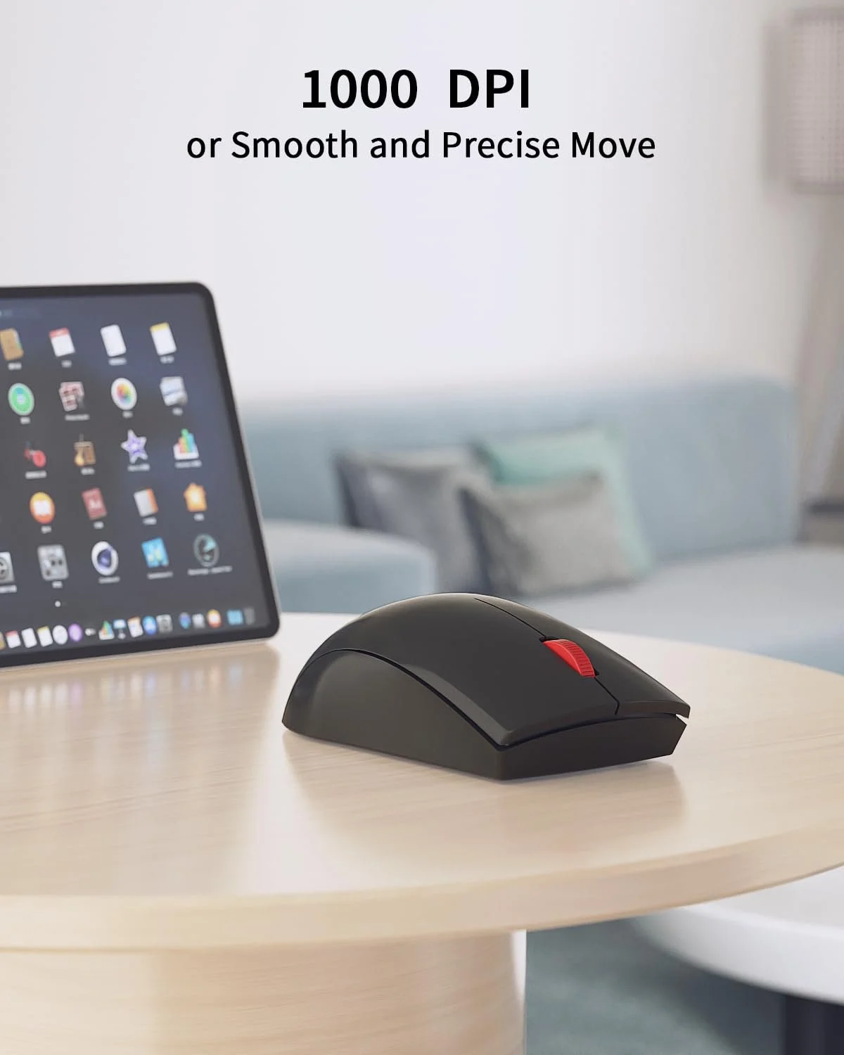 Мышь Bluetooth Lenovo WL150 Беспроводная 1000 DPI Эргономичная Черный, фото №6