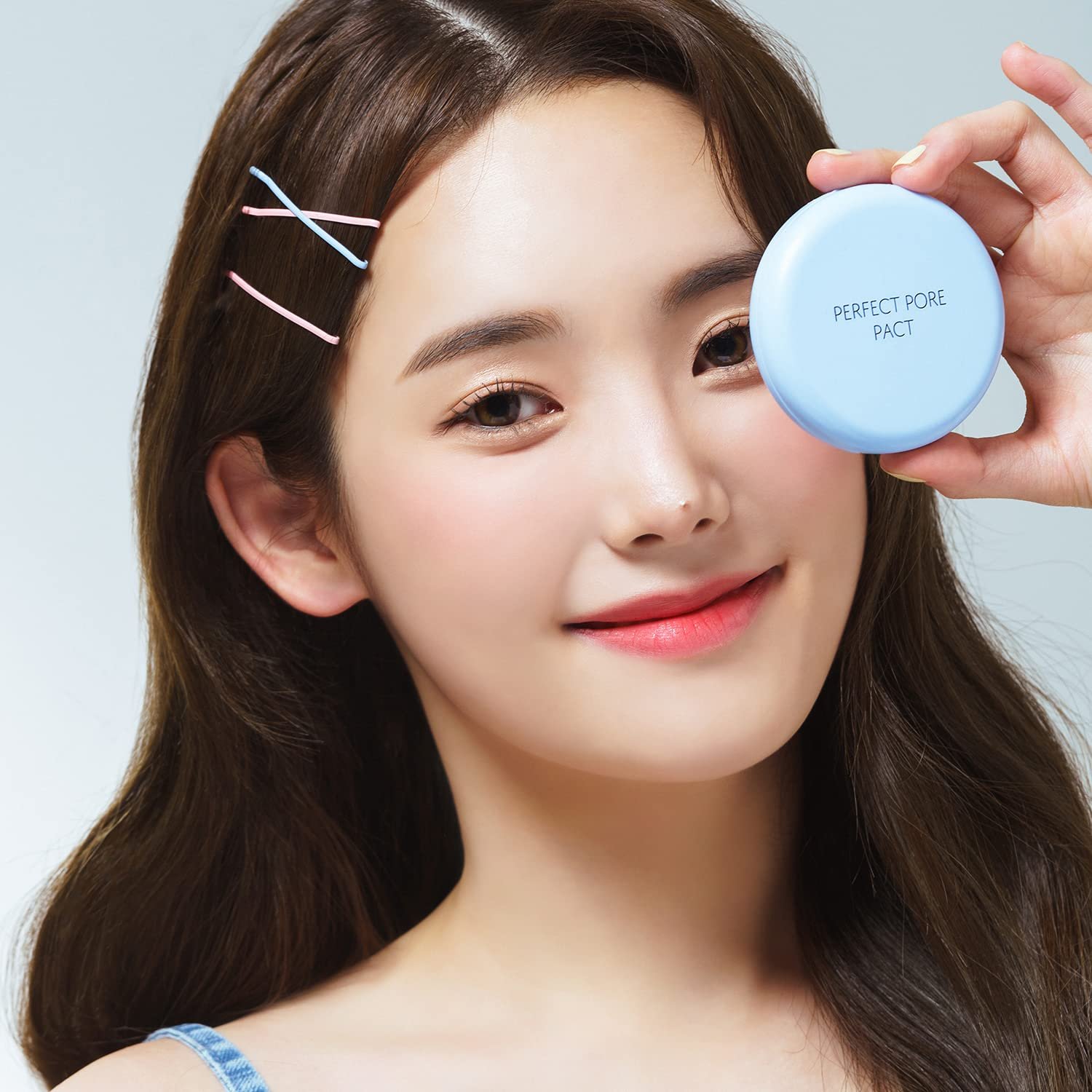 Пудра Thesaem Saemmul Perfect Pore Pact для минимизации пор, матирующая, для фиксации макияжа, 12 г, фото №7