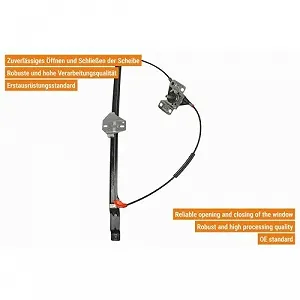 Склопідйомник VAICO V10-6136 SEAT SKODA VW VAG synthetic.ua - Фото 1