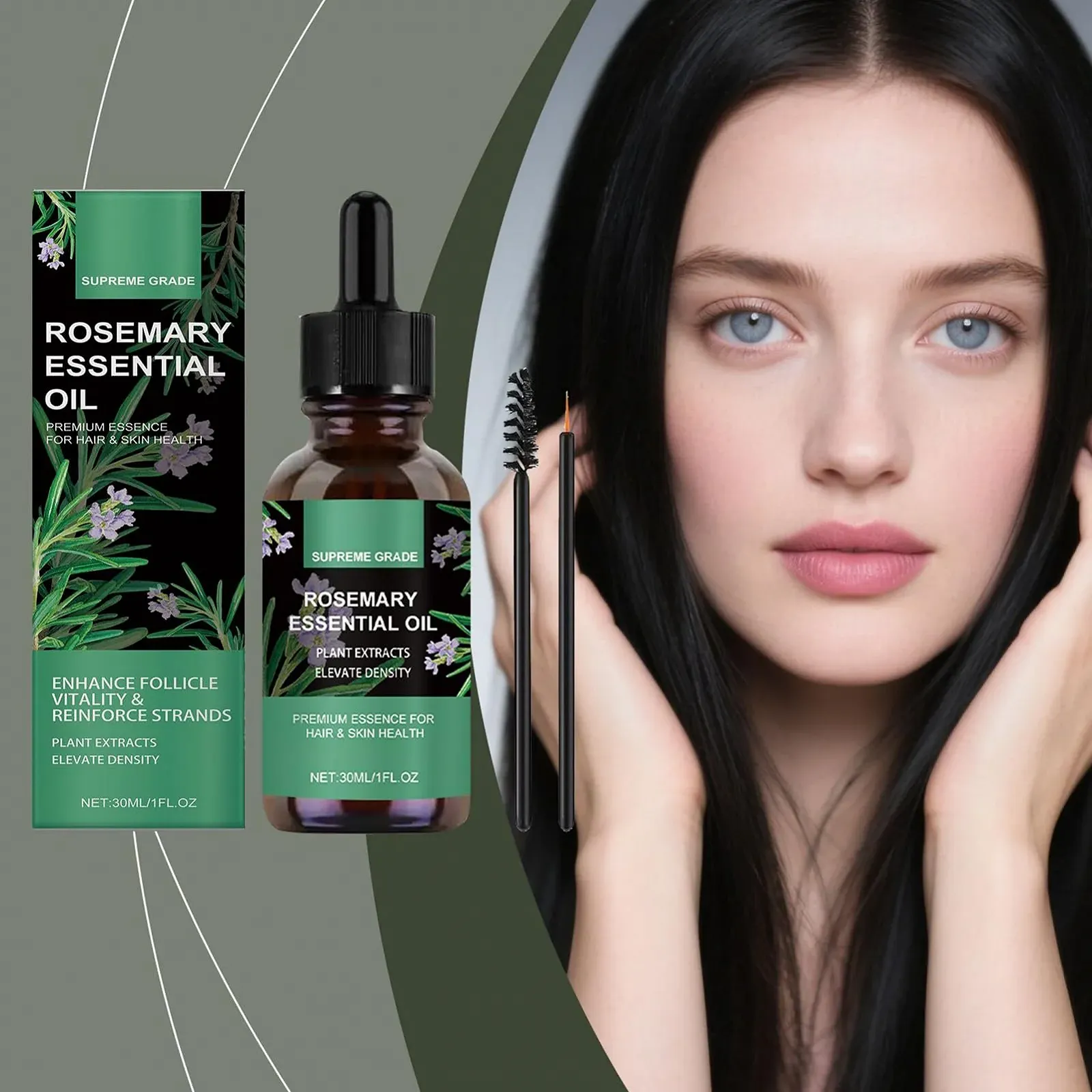 Олія Yuecjian Натуральна для росту волосся 30 мл, фото №3