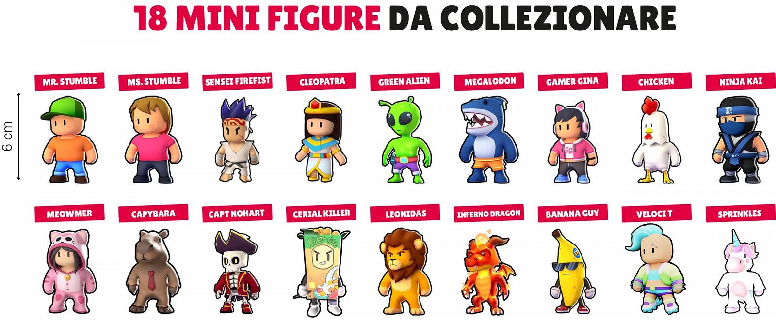 Фигурки Stumble Guys Rocco Giocattoli 6 см Ассорти, фото №2
