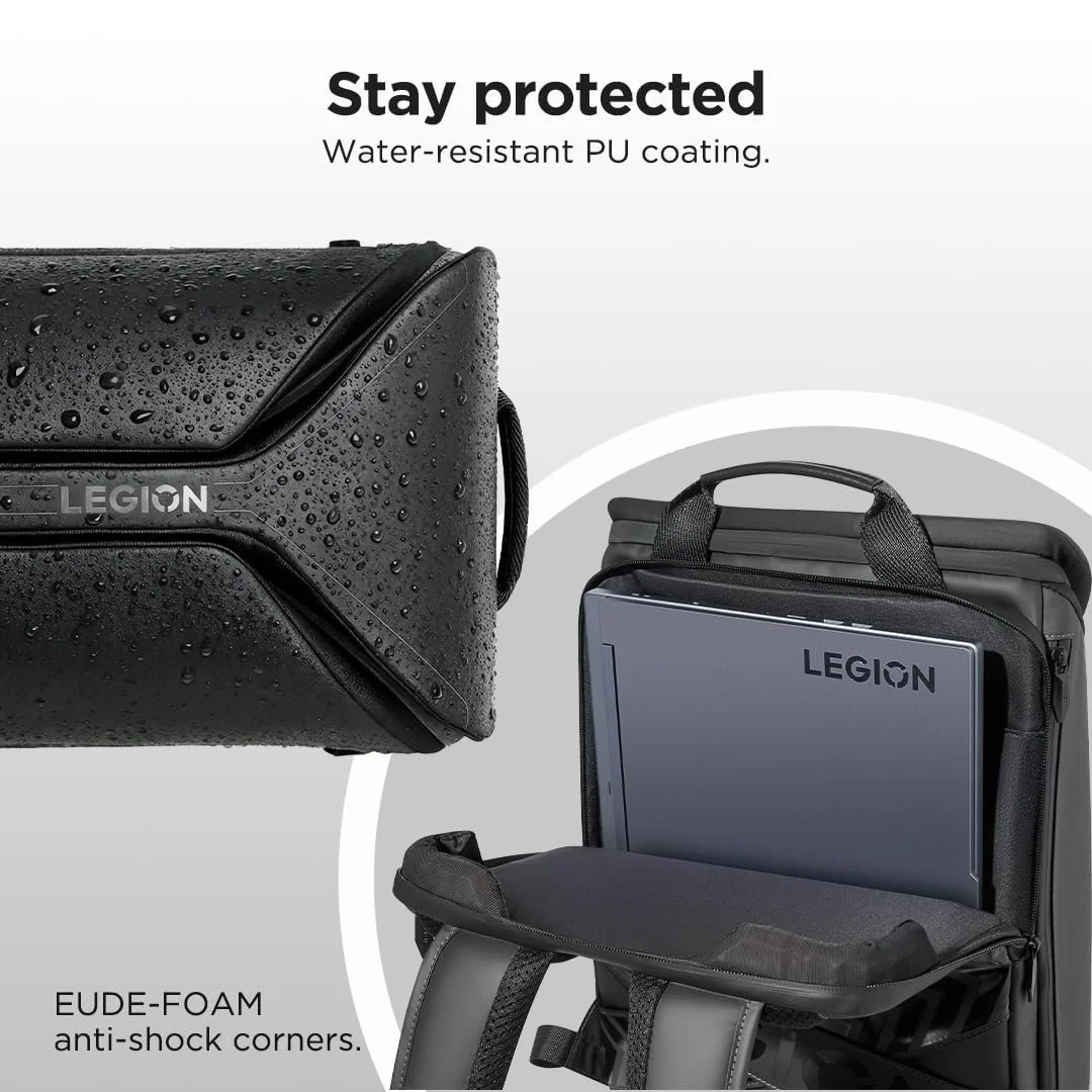 Рюкзак для ноутбука Lenovo Legion GB900 16" Armoured Gaming Черный, фото №2 Рюкзак для ноутбука Lenovo Legion GB900 16" Armoured Gaming Черный, фото №2