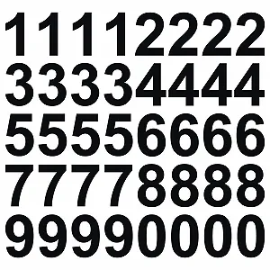 Купити Наклейка на стіну kleb-Drauf 40 цифр 10 см Матова чорна - Фото 1 Наклейка на стіну kleb-Drauf 40 цифр 10 см Матова чорна - Фото 1