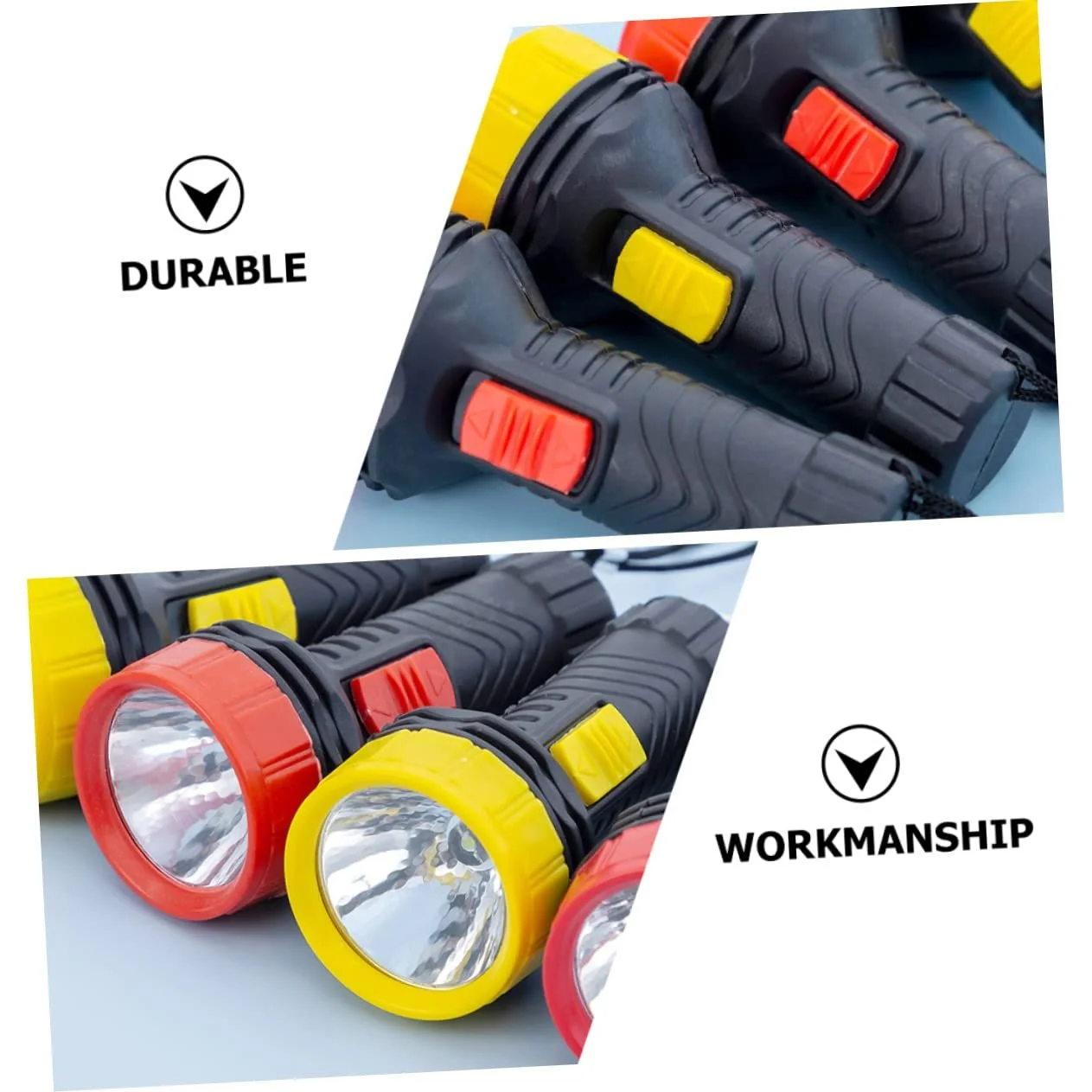 Міні ліхтарик LED пластиковий ABS (6 шт.), фото №2