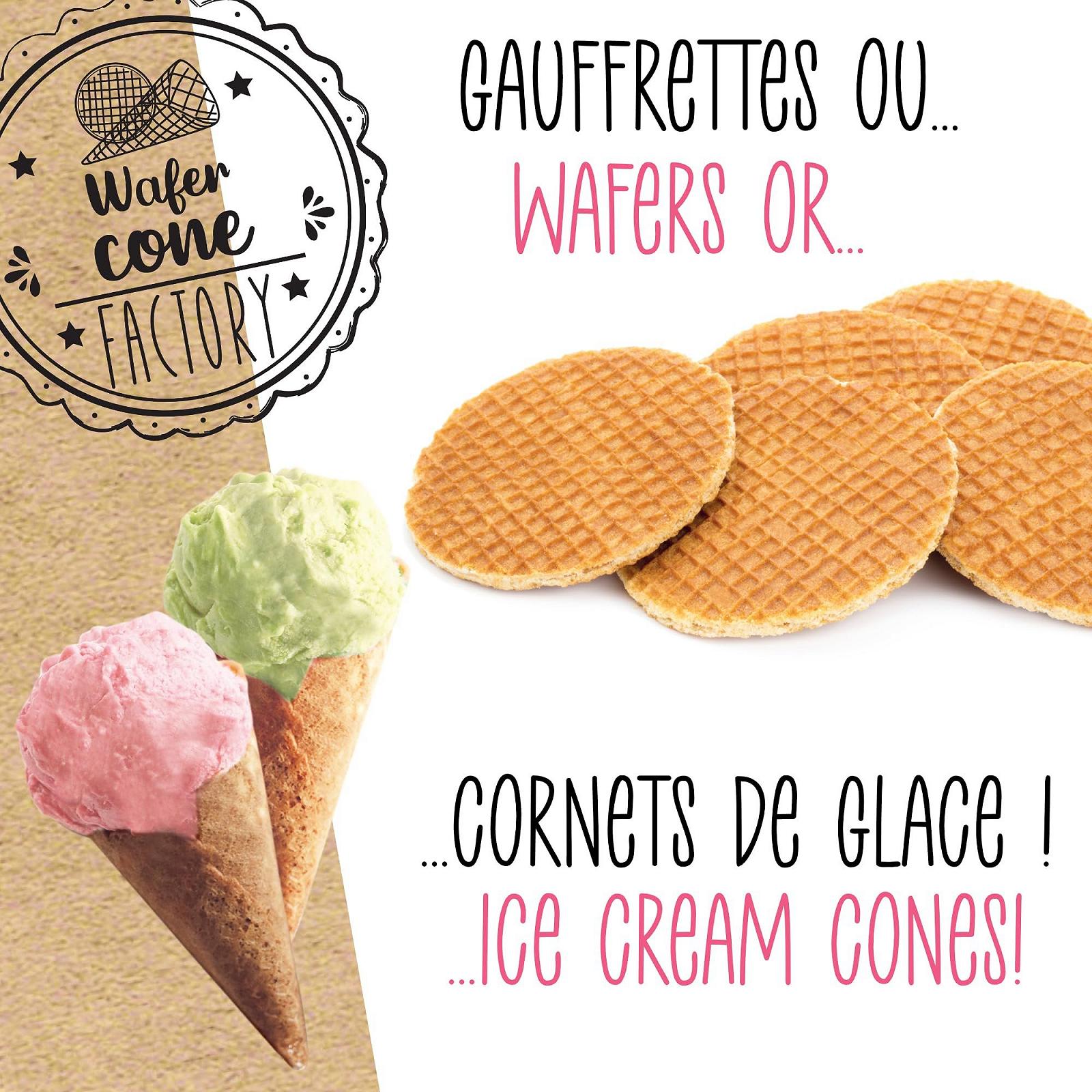 Вафельница ScrapCooking Waffles & Cornet Factory 2-в-1, фото №4