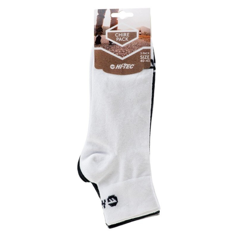 Шкарпетки CHIRO PACK-BLACK/WHITE HITEC Білий 40-43, фото №1