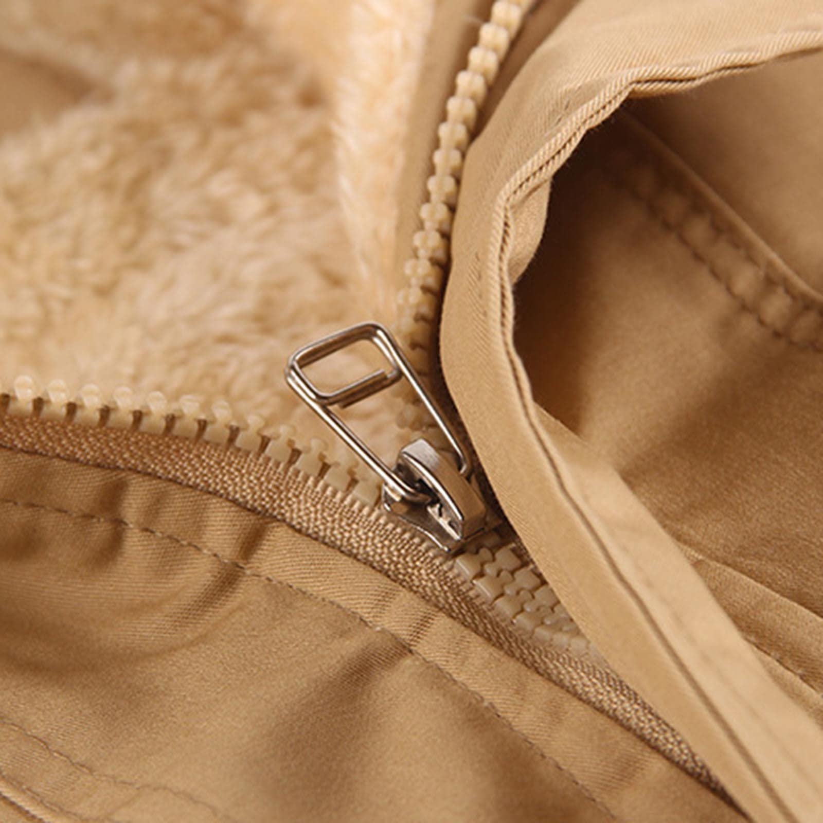 Зимняя парка для девочки Ybing, теплая флисовая куртка, зимняя куртка с подкладкой шерпа, повседневная однотонная зимняя куртка со шнурком, куртка на молнии с капюшоном, куртка для активного отдыха, фото №4