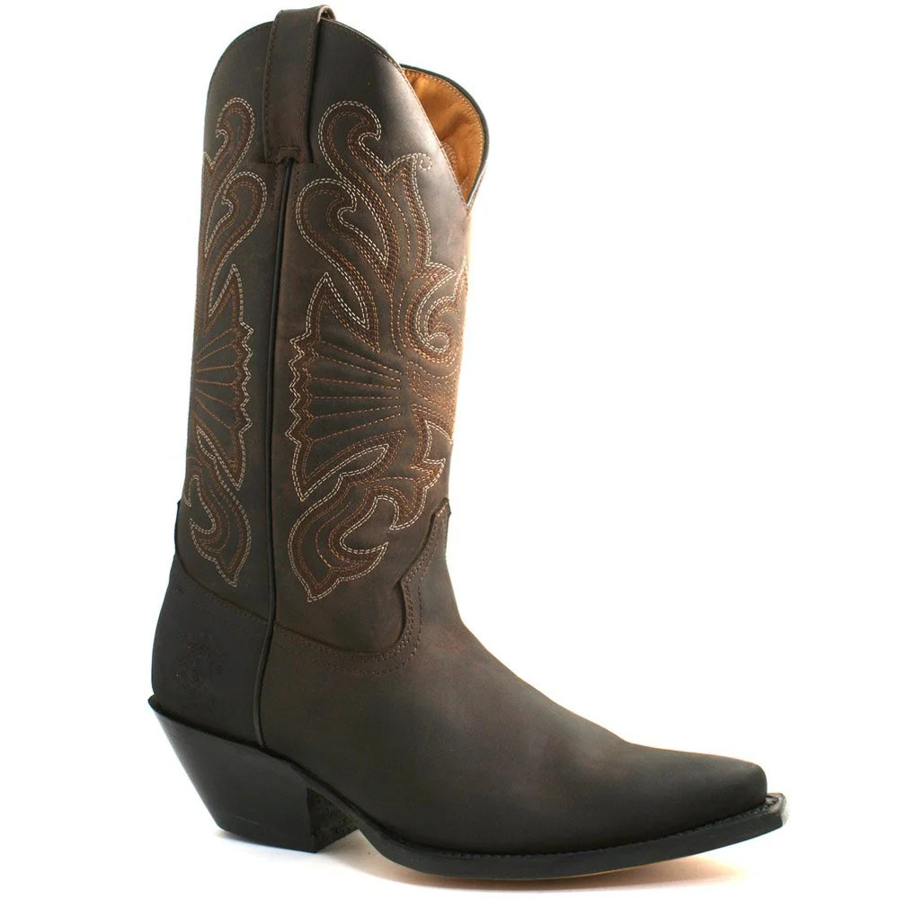 Ботинки Grinders Buffalo коричневые мужские, фото №1 Ботинки Grinders Buffalo коричневые мужские, фото №1