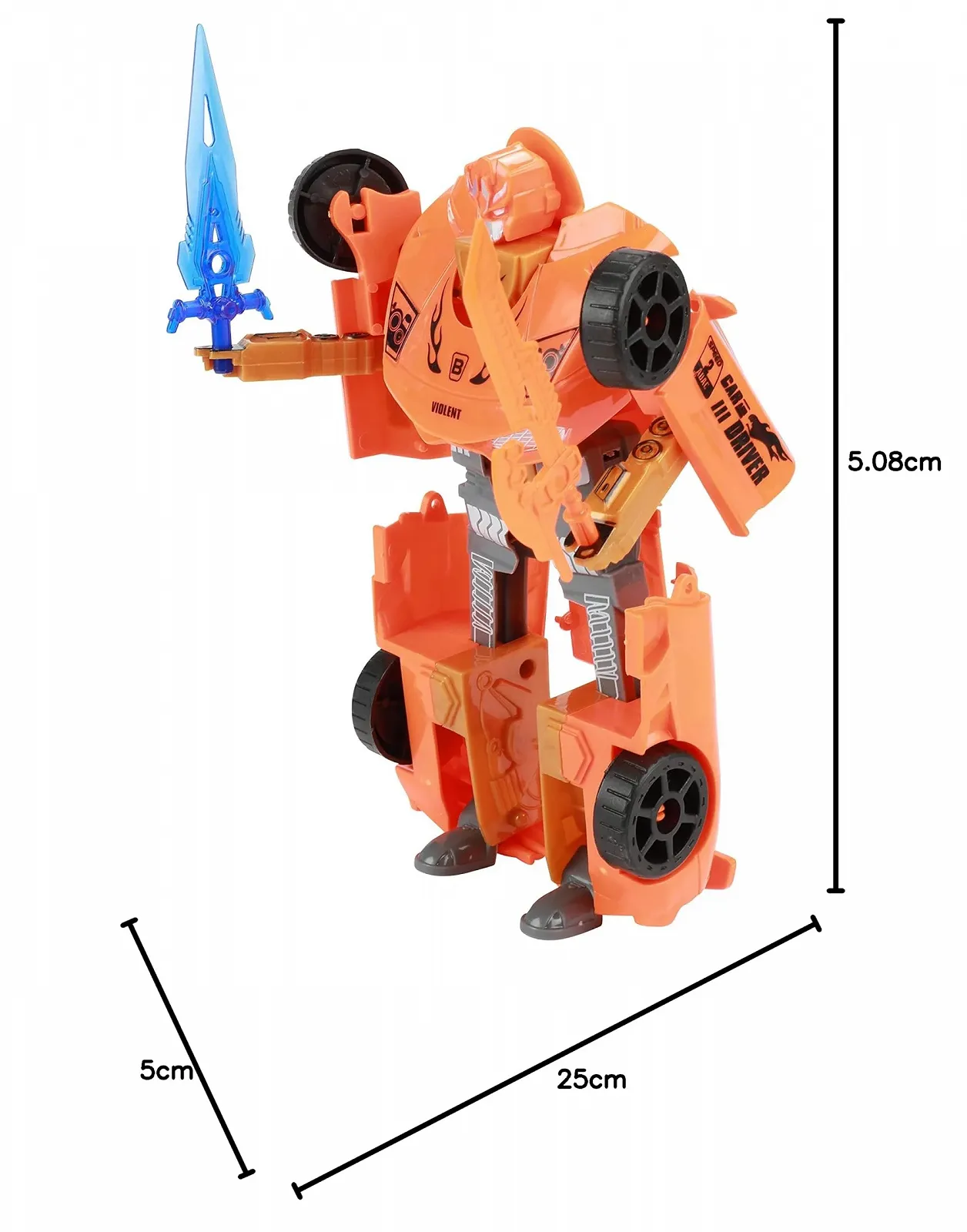 Робот-трансформер Toi-Toys ROBOFORCES Supercar 4-Ace 20.5 см багатоколірний (81715), фото №8