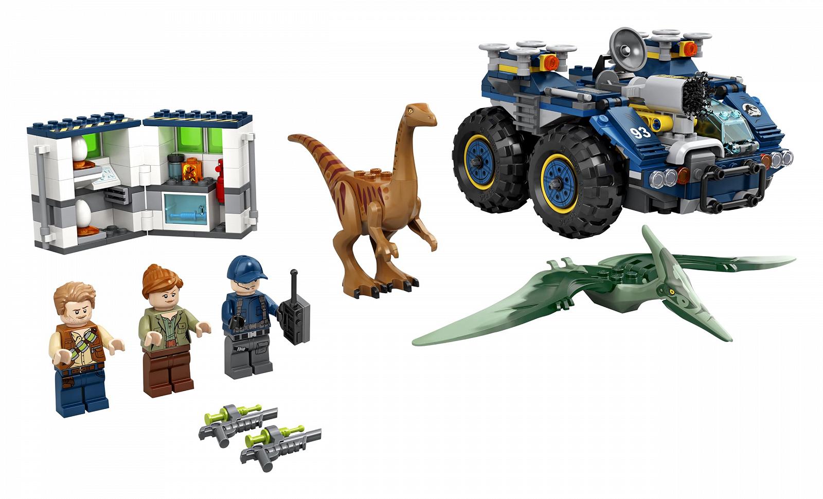 Набір кубиків LEGO Jurassic World Breakout of Gallimimus and Pteranodon Для дітей від 8 років, фото №4