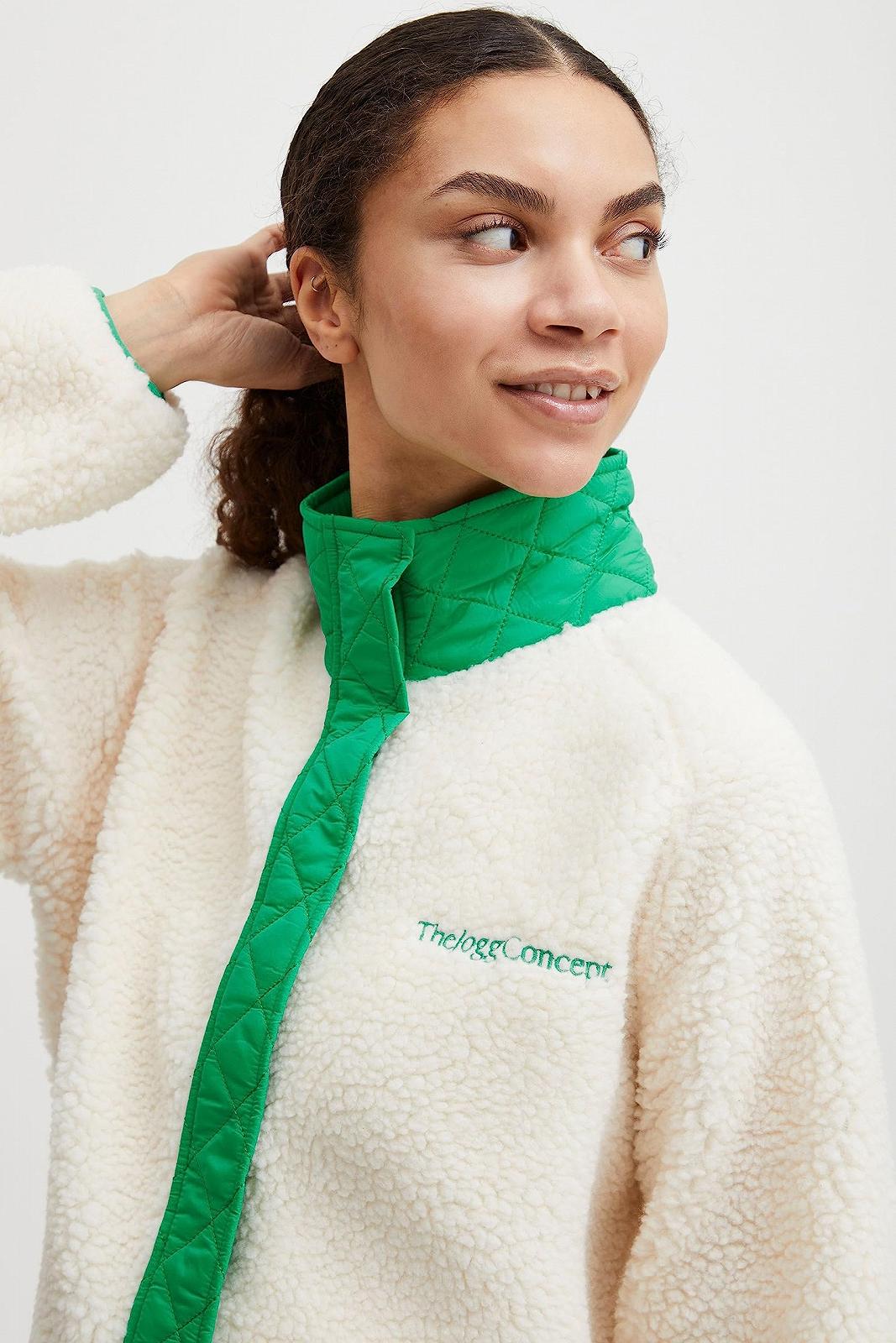 Женская переходная куртка THEJOGGCONCEPT JCBERRI Флисовая Teddy куртка Боковые молнии Воротник-стойка Материал Микс, фото №5 Женская переходная куртка THEJOGGCONCEPT JCBERRI Флисовая Teddy куртка Боковые молнии Воротник-стойка Материал Микс, фото №5