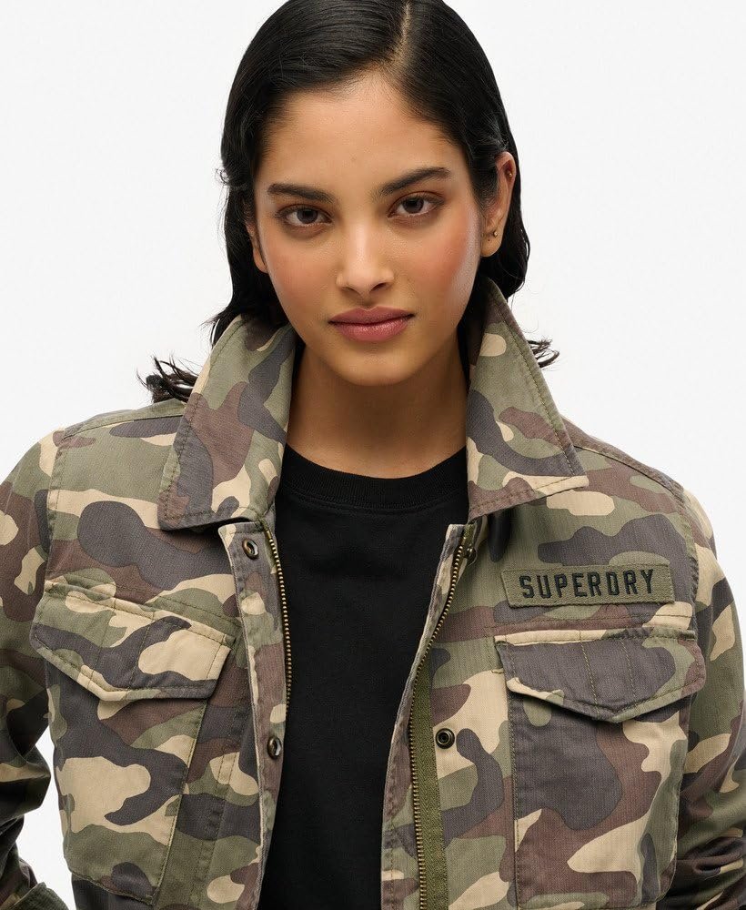 Женская куртка Superdry Military Embellished M65, фото №3