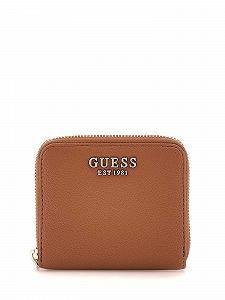 Гаманець GUESS Laurel SLG Small Zip Around S Cognac, Коньячний - Фото 1