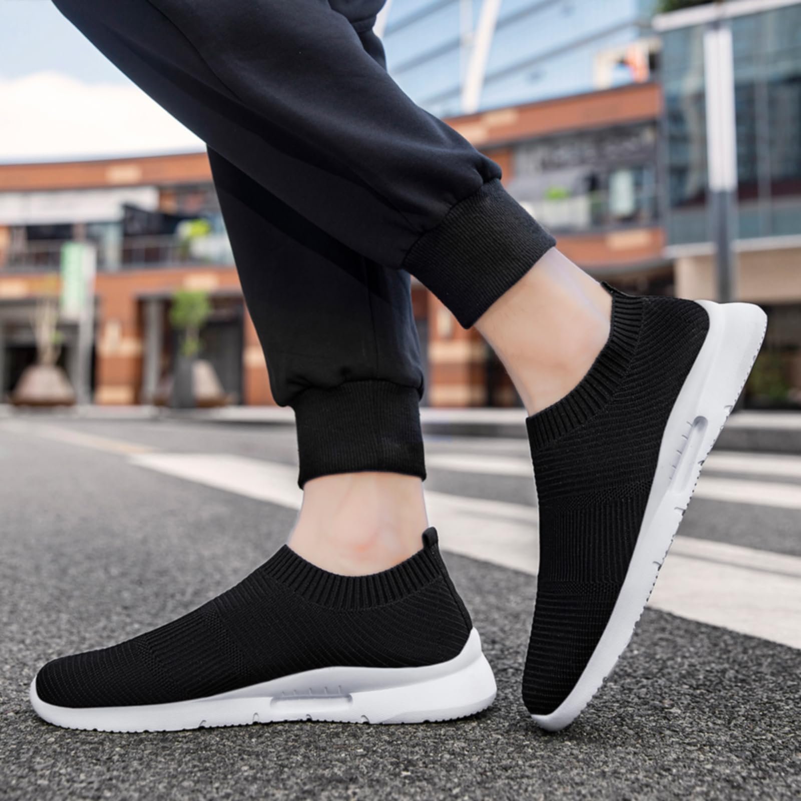 Кросівки JUEQIBAA Без шнурків Чоловічі спортивні кросівки, фото №8 Кросівки JUEQIBAA Без шнурків Чоловічі спортивні кросівки, фото №8