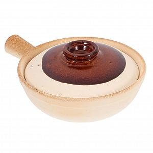 Керамическая кастрюля-казан с крышкой традиционная глиняная для риса - Фото 1