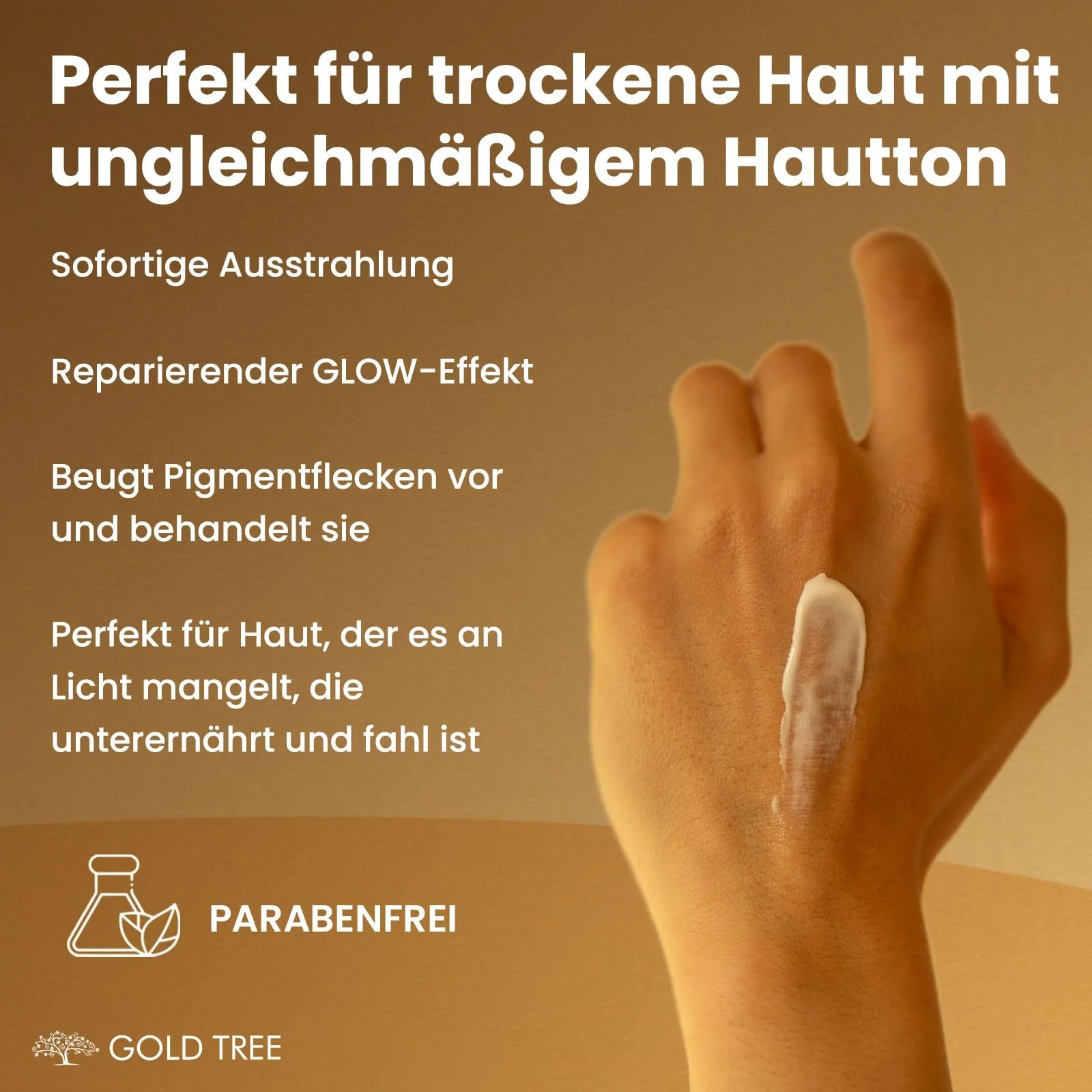 Зволожуючий денний крем GOLD TREE Moisturising Cream з гіалуроновою кислотою та колагеном 50 мл, фото №3 Зволожуючий денний крем GOLD TREE Moisturising Cream з гіалуроновою кислотою та колагеном 50 мл, фото №3