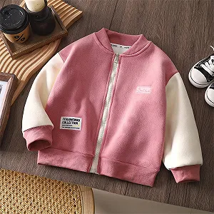 Унисекс Куртка Цветные блоки для малышей, детская, флисовая, зимняя synthetic.ua - Фото 1