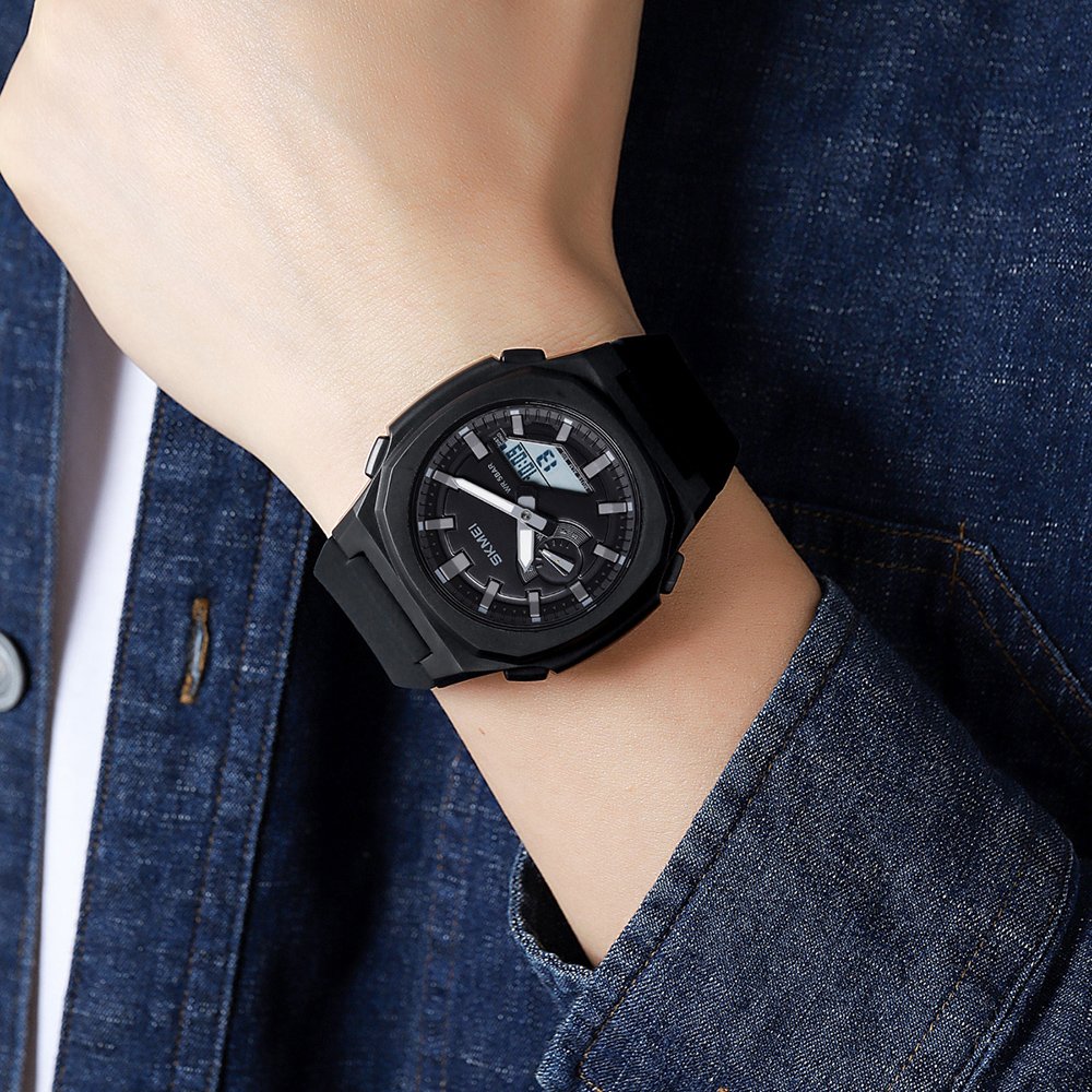 Годинник Skmei 2091BKGYWT Black-Grey White SALE, фото №3