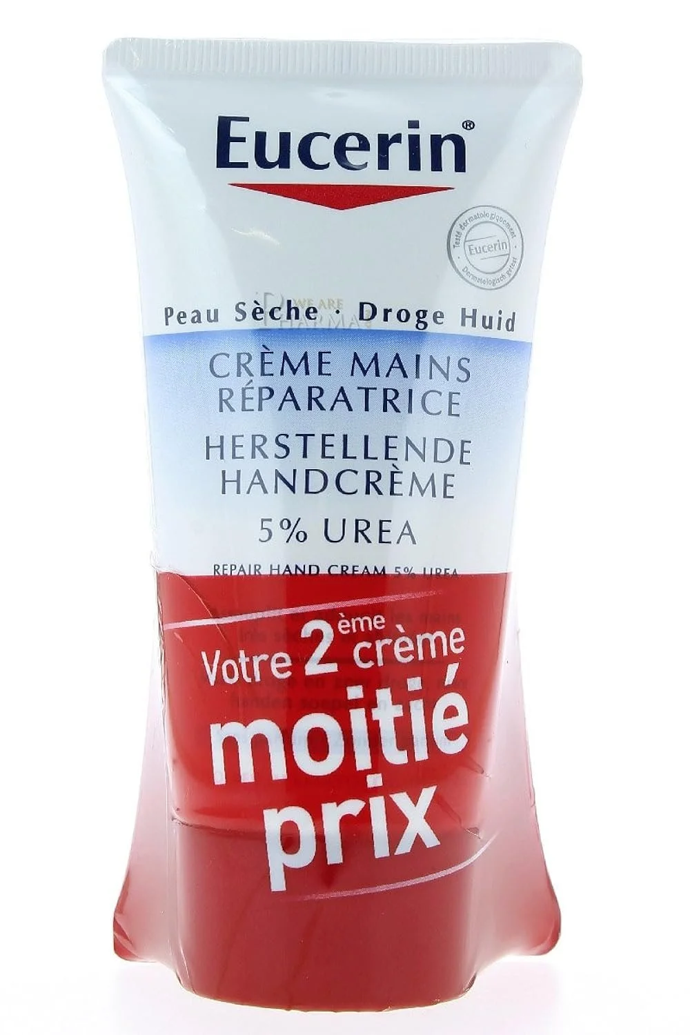 Крем для рук Eucerin Repairing 5% Urea, 2 x 75 мл, фото №1