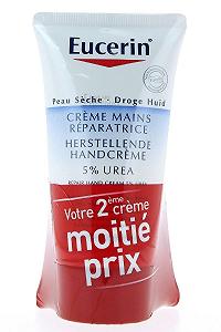 Крем для рук Eucerin Repairing 5% Urea, 2 x 75 мл - Фото 1