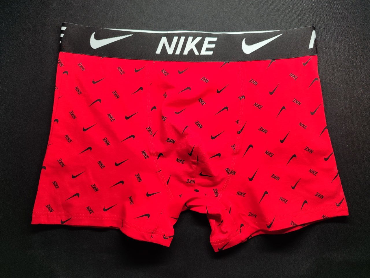 Чоловічі червоні труси боксери Nike, фото №1