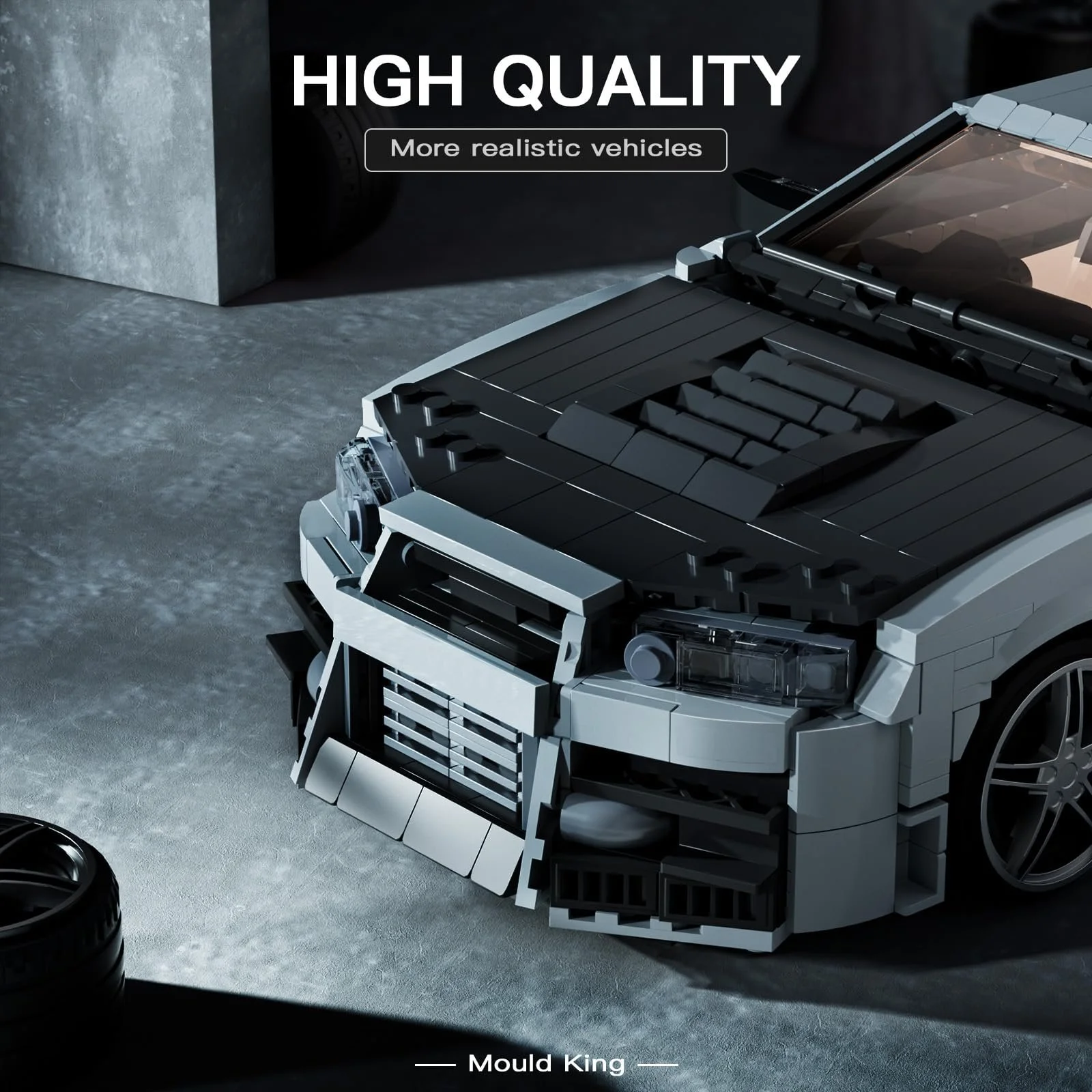 Конструктор Mould King Speed Champion GTR, 1513 деталей, фото №5 Конструктор Mould King Speed Champion GTR, 1513 деталей, фото №5